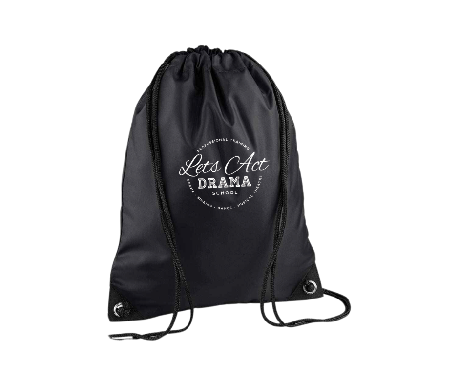 Lets Act - Drawstring Bag