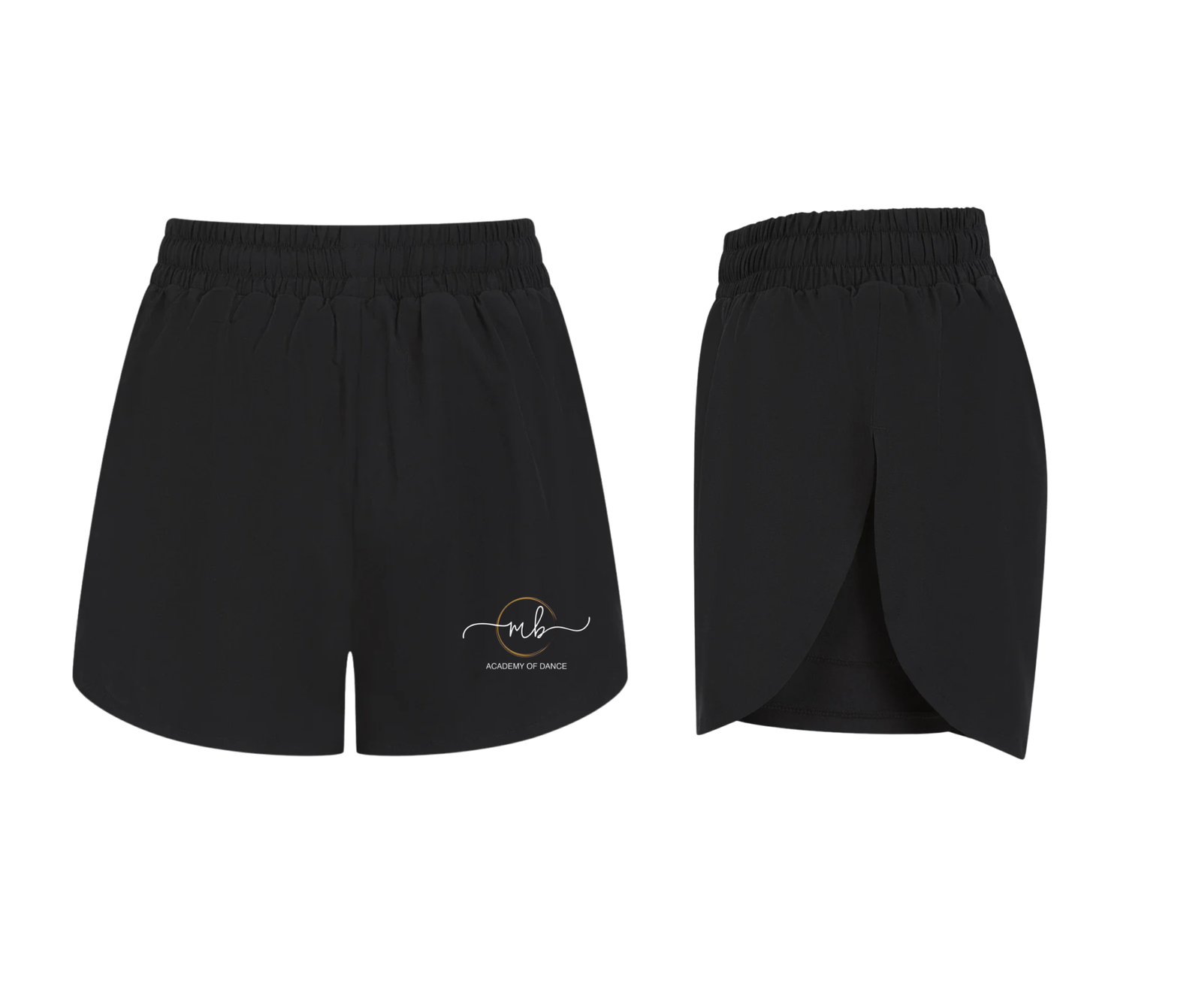 MB Academy - Ladies Double Layer Sports Shorts
